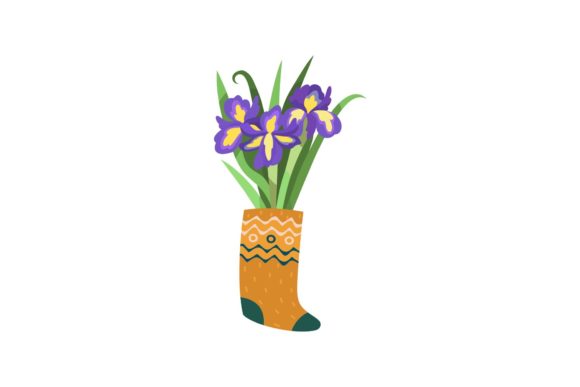 Christmas in Summer Flowers with Socks Graphics and Illustrations Review