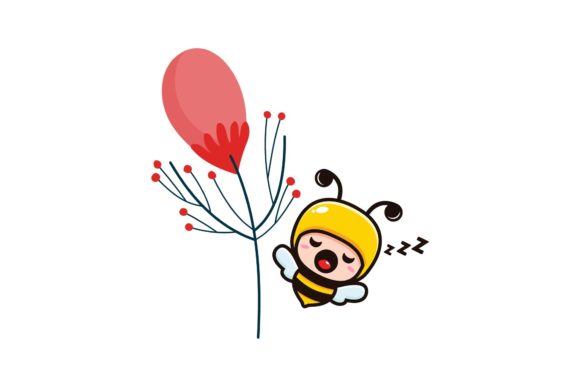 Flowers and Bee Graphics and Illustrations Review
