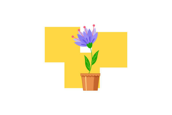 Flowers Botanical Icon: Graphics & Illustrations for Crafters
