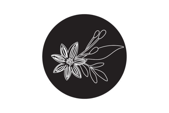Flowers Nature Color White Line Style Graphics Freebies