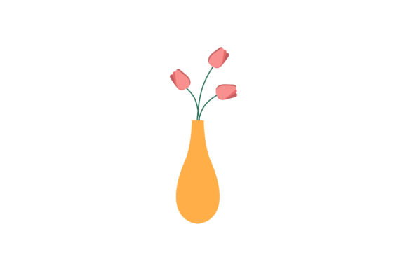 Flowers Pot: A Versatile Graphic Design Asset for Modern Illustrations