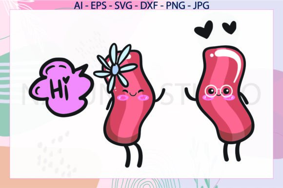 Kawaii Food Flowers Graphics and Illustrations Review