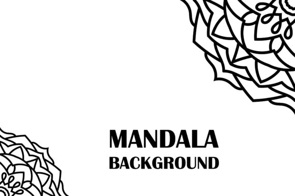 Mandala Black Flowers Background: A Graphic Design Review