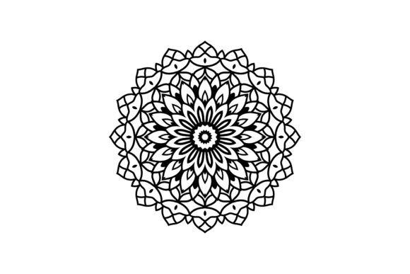 Mandala Flowers Circle Illustrations for Graphics