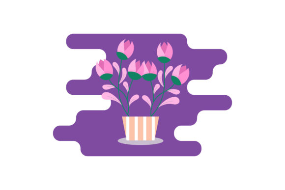 Pink Flowers Illustration Icon: A Designer’s Review of Modern Graphics and Illustrations