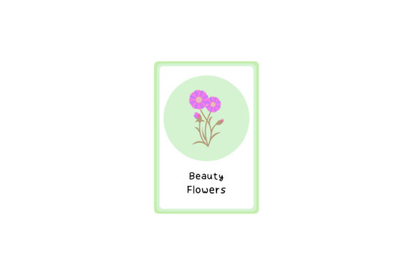 Spring Flowers Card Illustration: A Review for Graphics and Illustrations